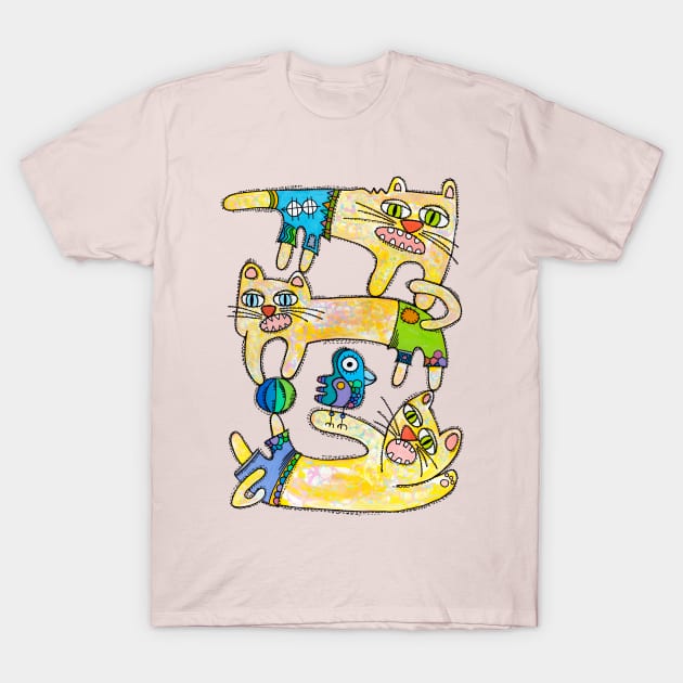 Acrobats brothers T-Shirt by ni.kit.art